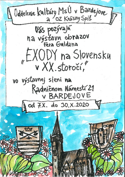Exody na Slovensku v XX. storočí, 7. októbra 2020, Bardejov