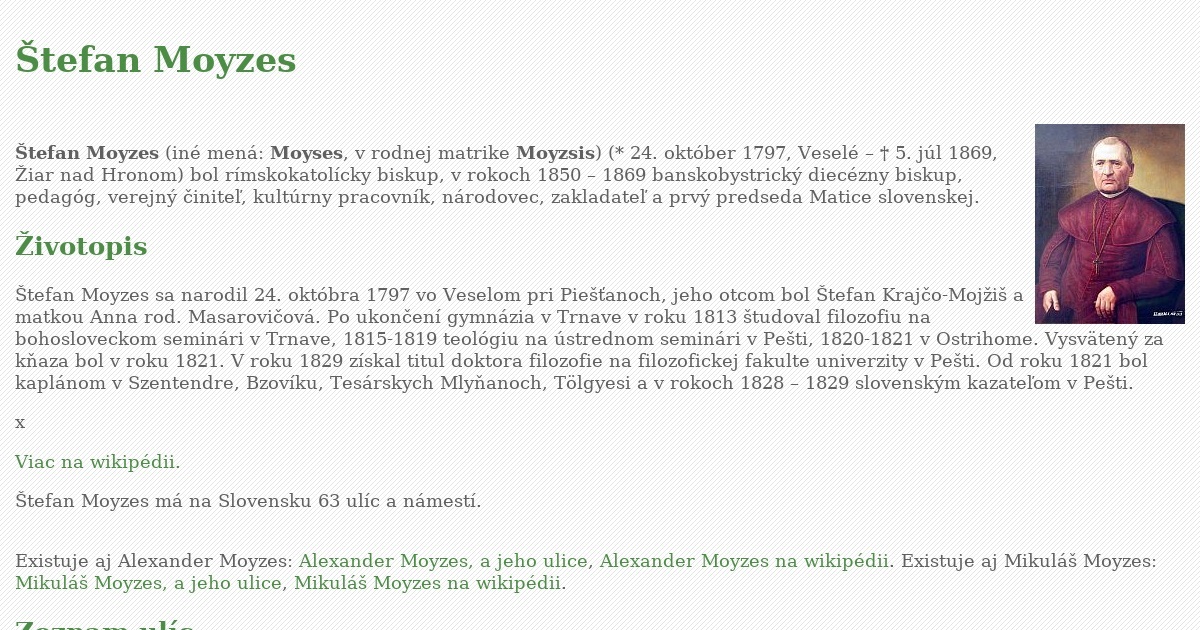 Štefan Moyzes ε epsilon