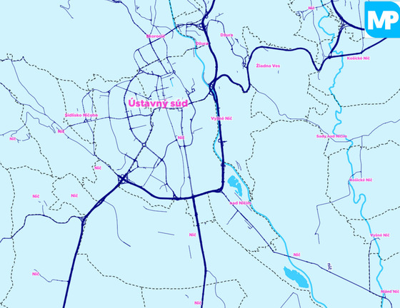 Mapa NIČOHO • Michal Páleník
