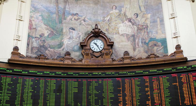 Santiago, Chile stock exchange: CORE